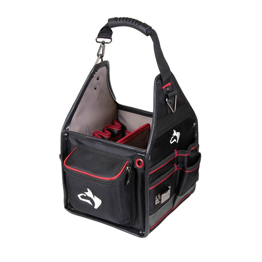 10 In. Electrician Tool Bag with Removable Tool Wall