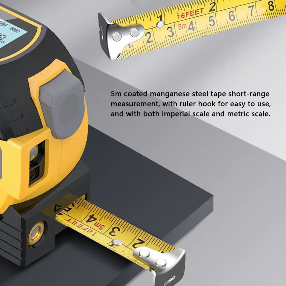 - 3 In 1 Laser Tape Measure