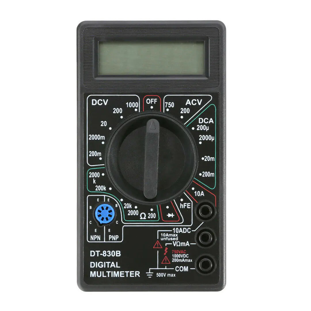 7 Fn Digital Multimeter AC DC Voltage Volt 10 Amp Current Resistance Ohm Meter