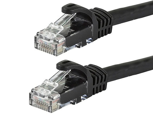 109827 50' CAT-6 Ethernet Network Cable Black