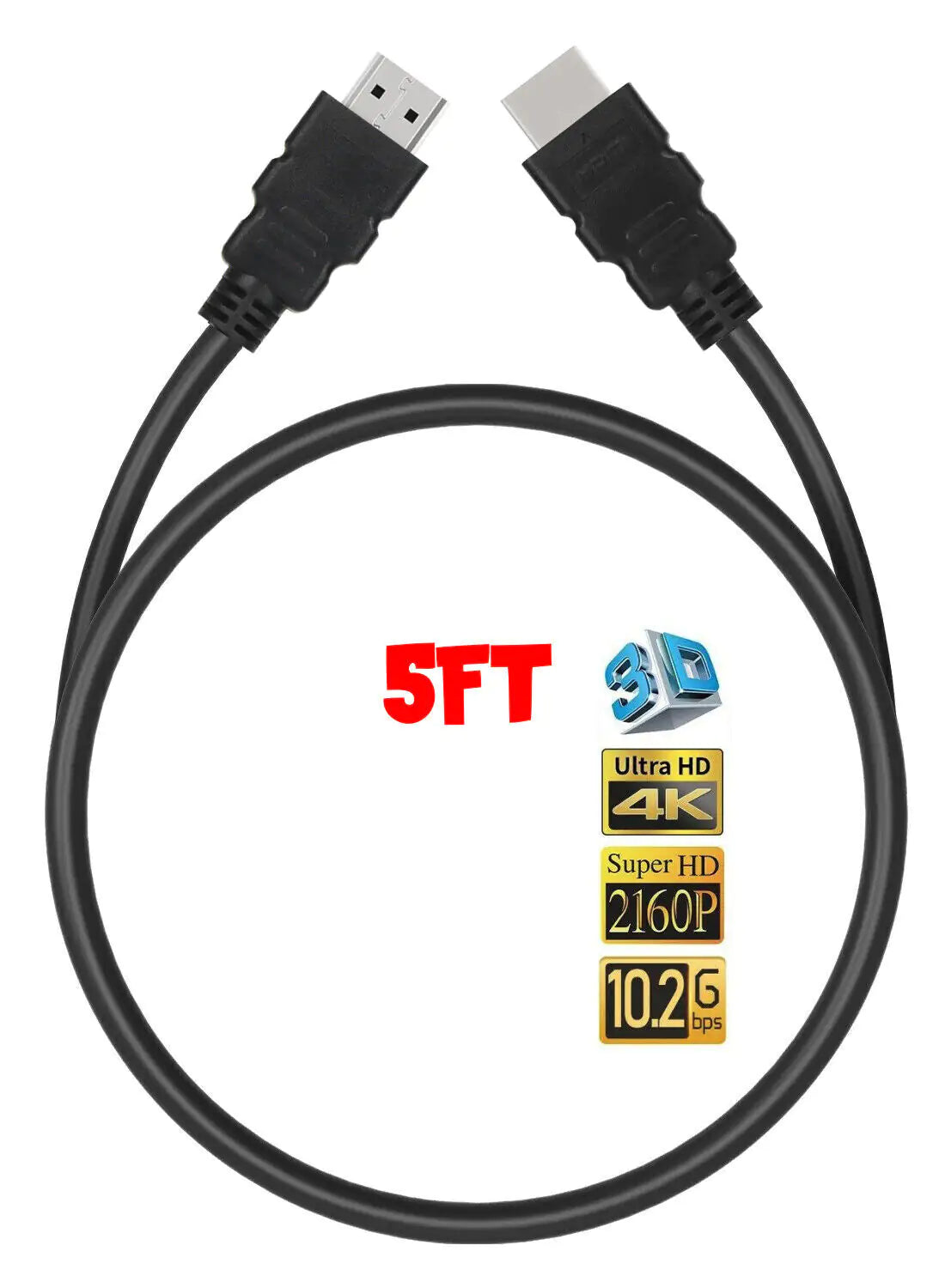 4K HDMI 2.0 Cable UHD HDTV Ultra HD High Speed 2160P HDR 60Hz 18Gbps Dolby HDCP