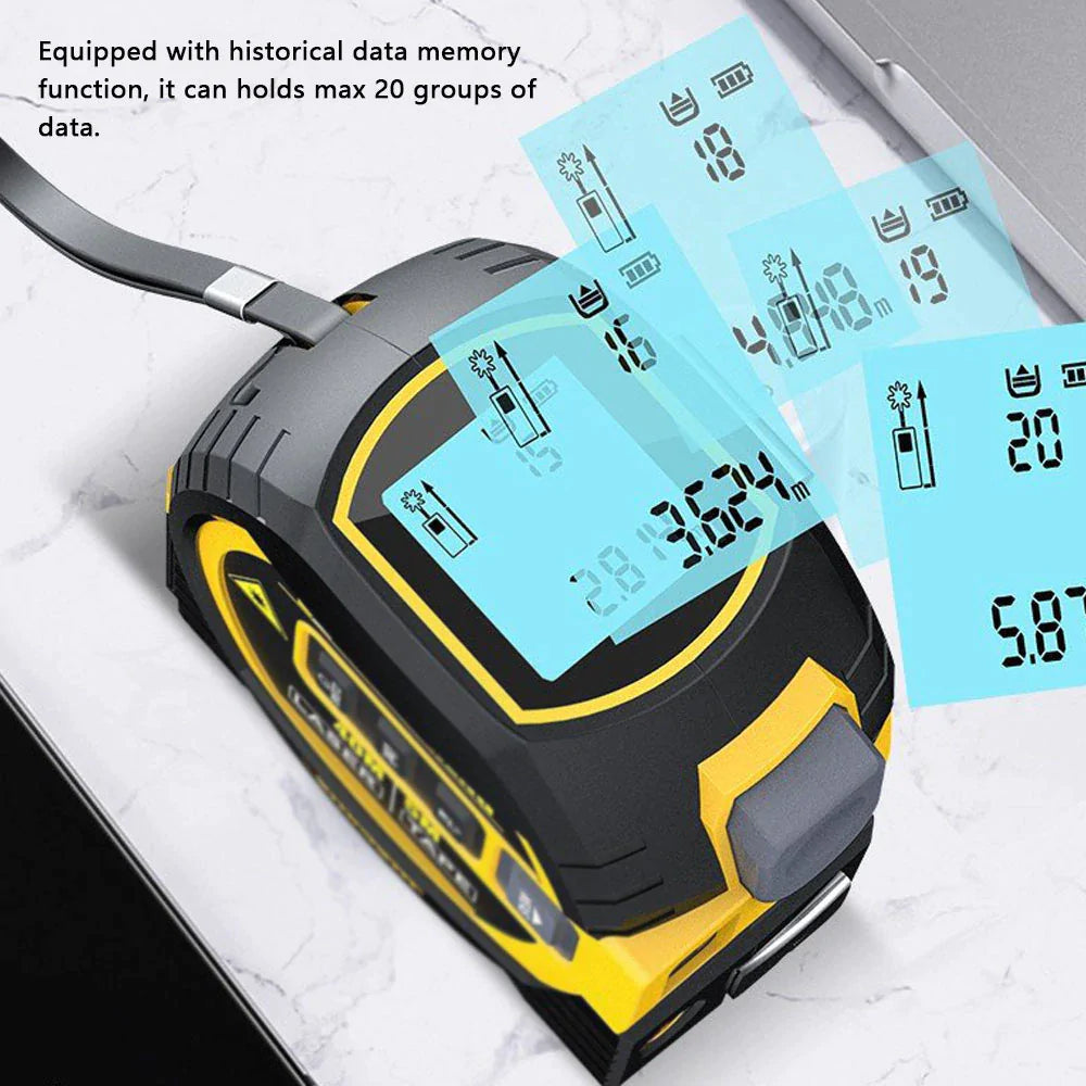 - 3 In 1 Laser Tape Measure