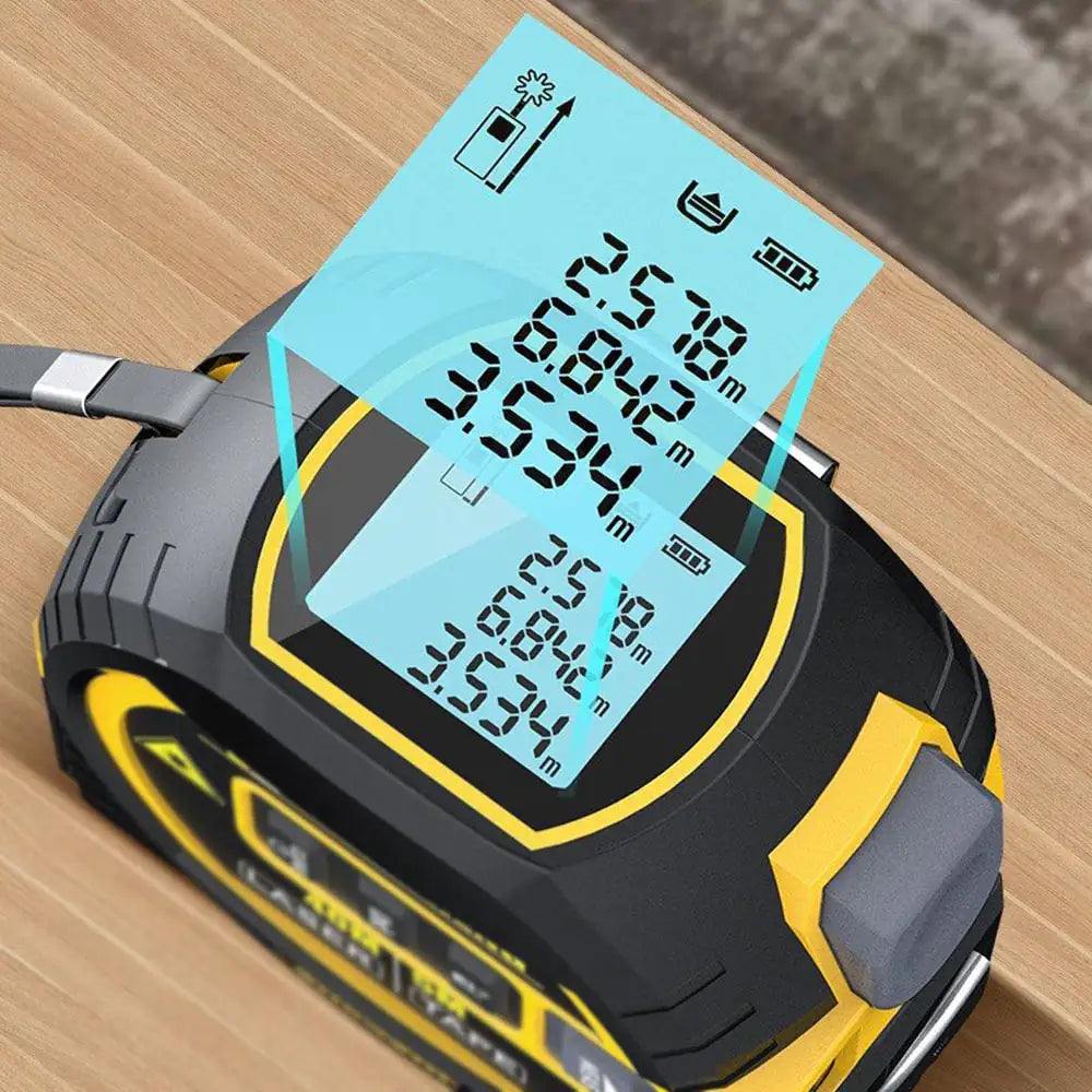 - 3 In 1 Laser Tape Measure